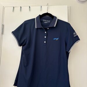 Peter Millar Navy Button Down Shirt